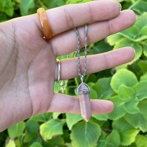 Rose Quartz necklace